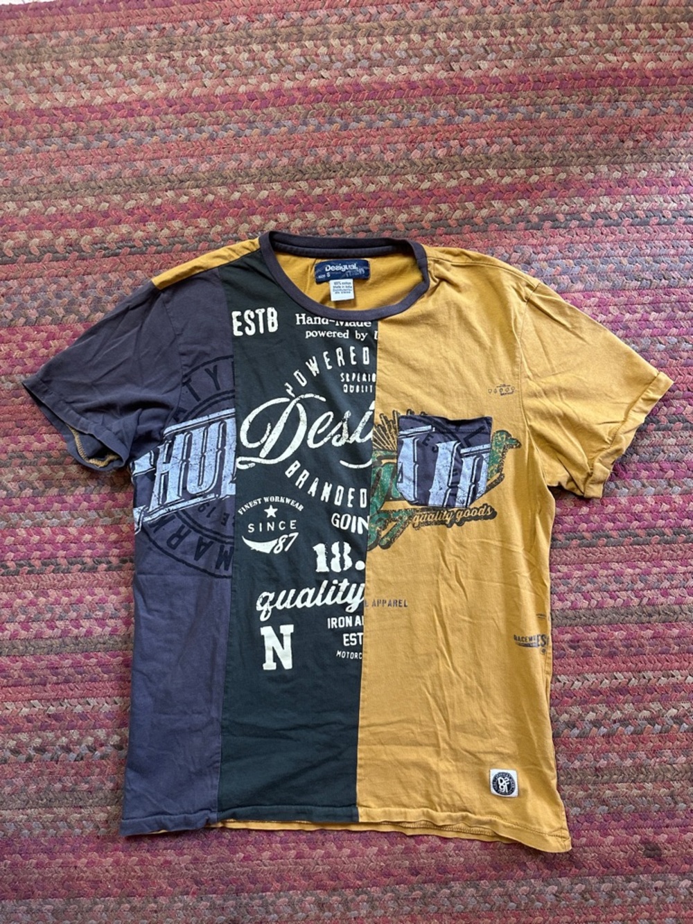 DESIGUAL PATCHWORK TEE